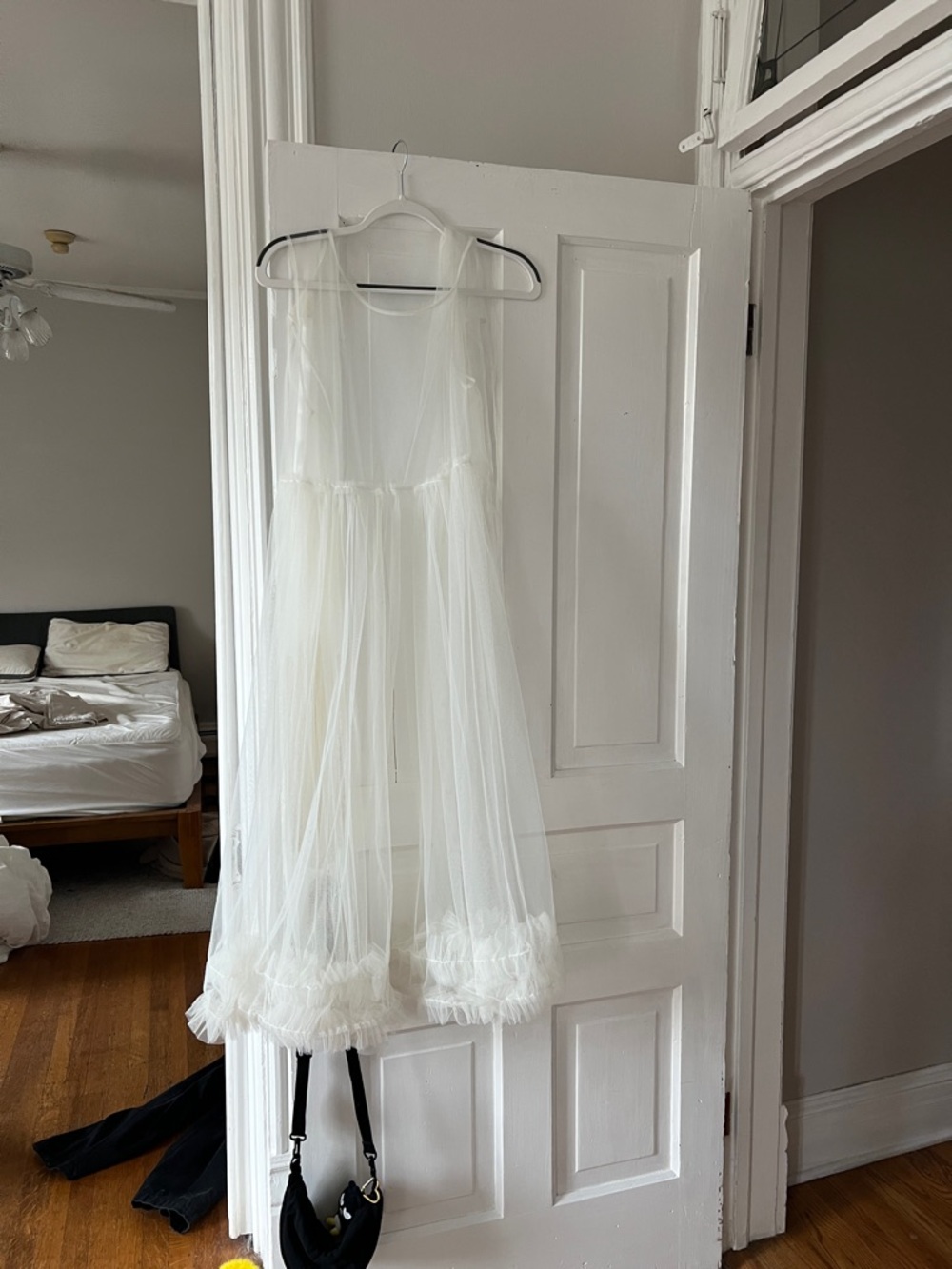 Urban outfitters one piece ruffle bow ribbon cover up dress top